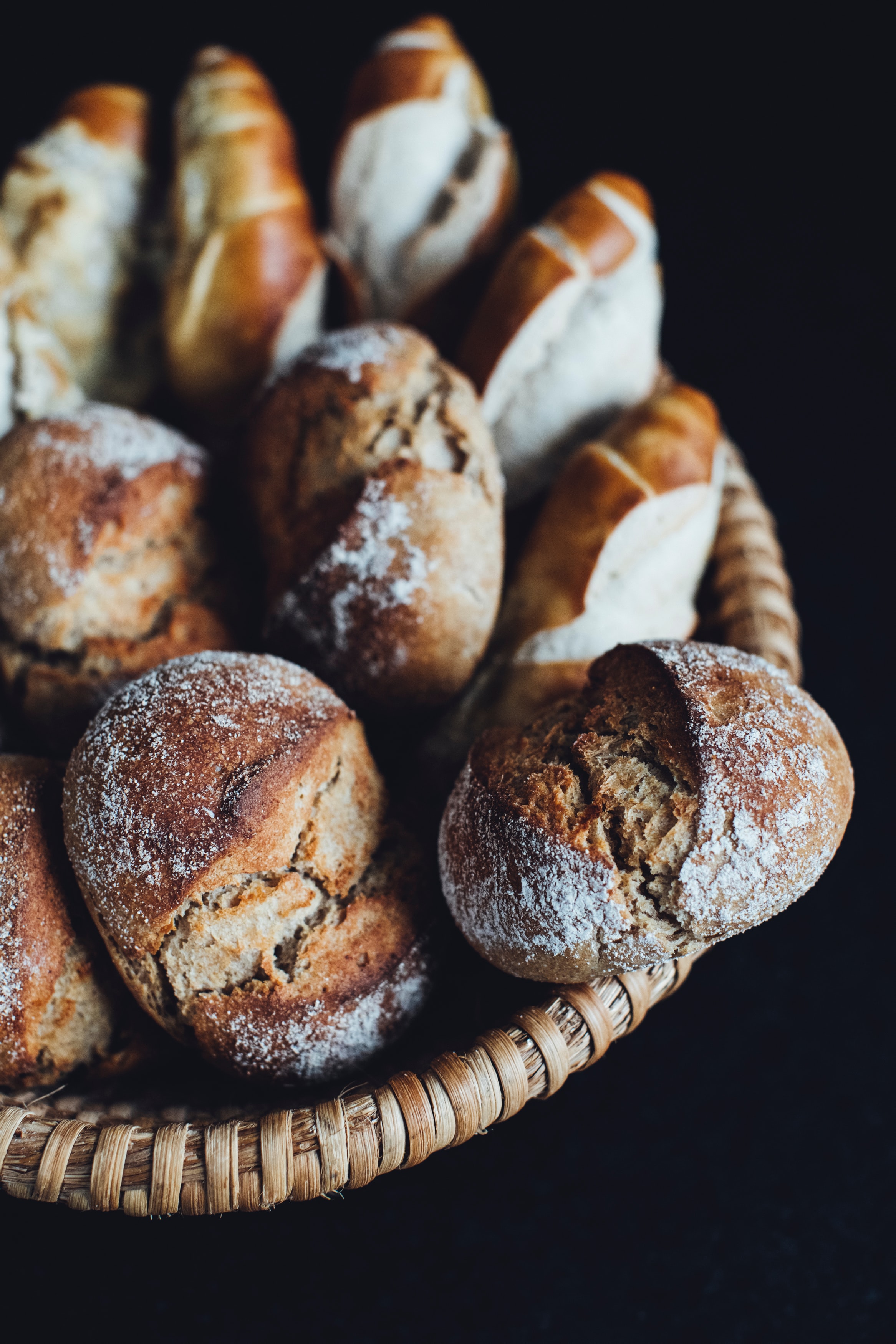 bread in basket